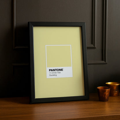 Cadre Photo Pantone Étiquette - Duckling