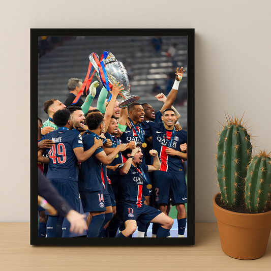 Cadre photo Paris Saint-Germain Célébration LDC