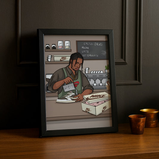 Poster Nike Travis Scott Draw
