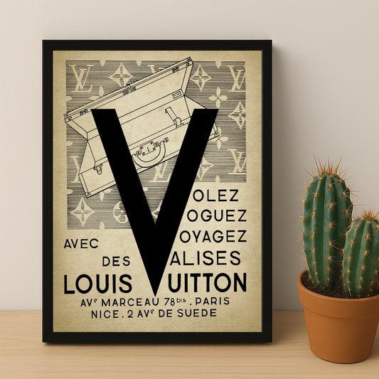 Cadre photo Louis Vuitton Volez, voyagez, voguez