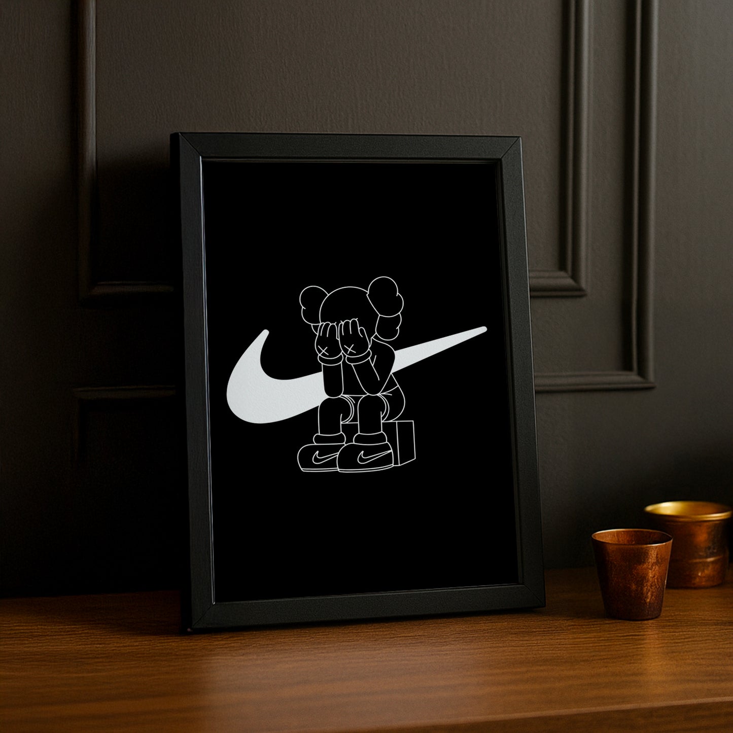 Cadre photo Kaws x Nike