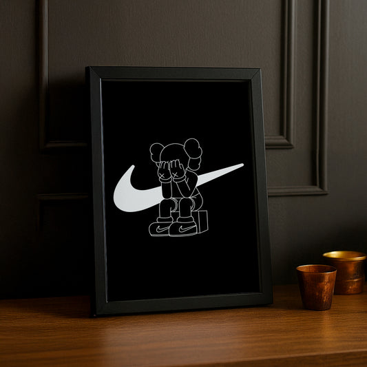 Cadre photo Kaws x Nike