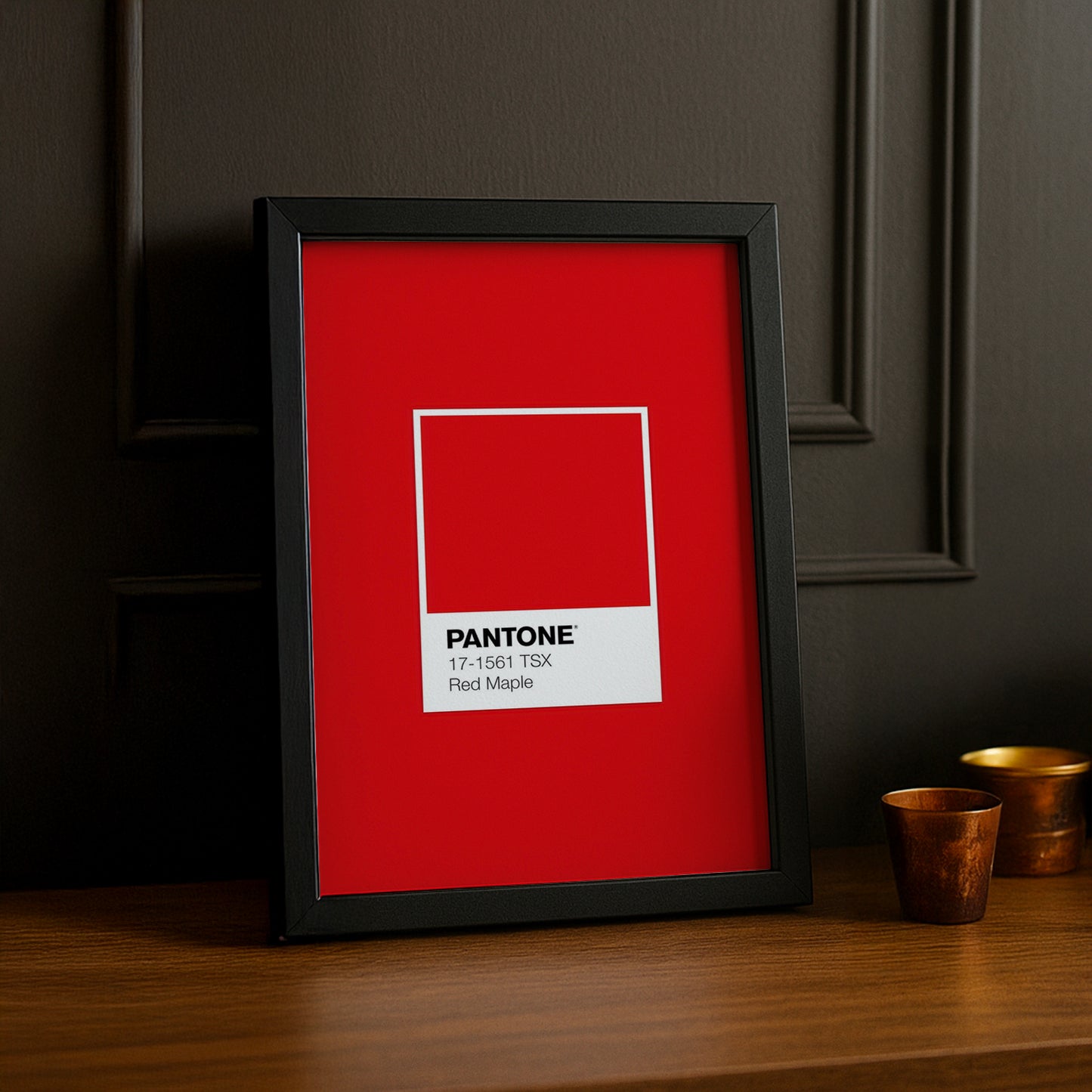 Cadre Photo Pantone Étiquette - Red Maple