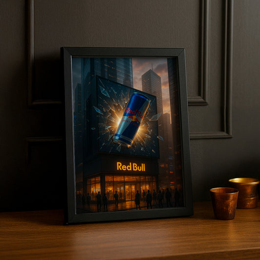 Cadre Photo Redbull - Immeuble