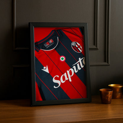 Poster Maillot Football - Bologna Kit 25-26