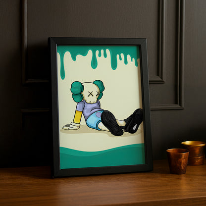 Cadre photo Kaws - Gluant