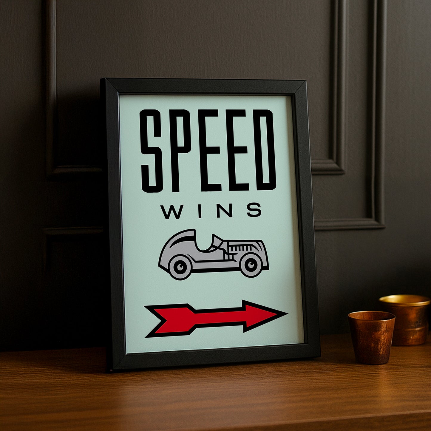 Speed Wins Monopoly - Cadre photo
