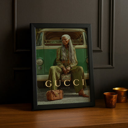 Cadre Photo Gucci - Old Woman