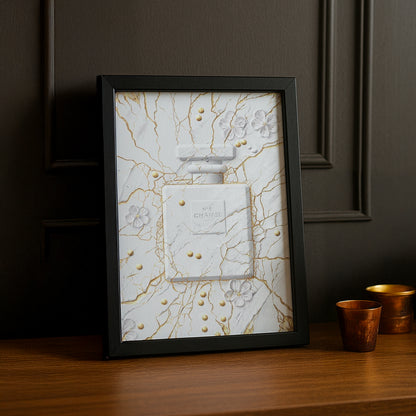 Cadre photo Chanel - N°5 Full White