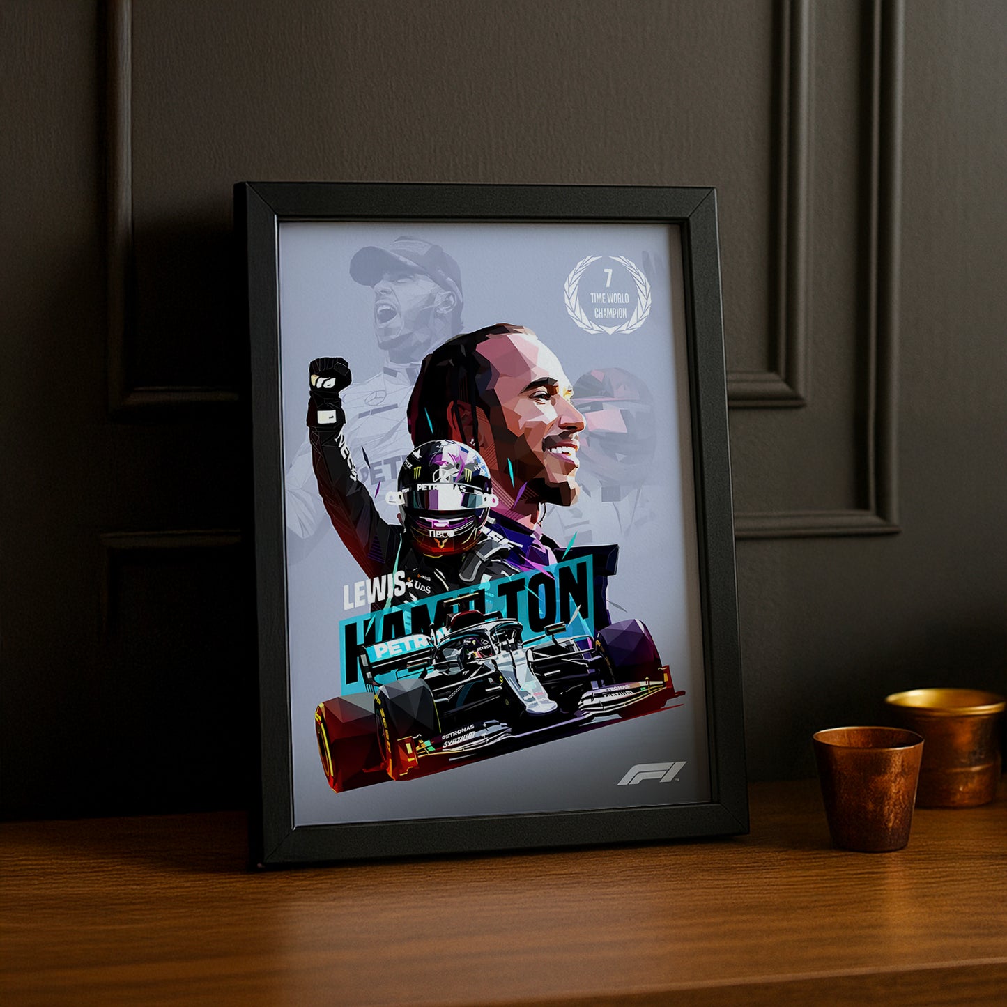 Cadre photo Lewis Hamilton Formule 1