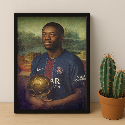Poster Ousmane Dembélé Ballon d'Or 2025