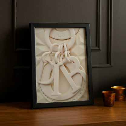 Cadre photo Dior - Full Beige