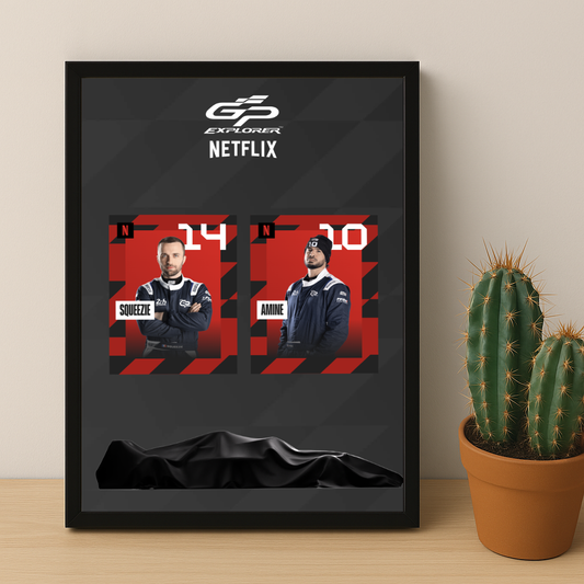 Cadre Photo GP Explorer Squeezie x AmineMaTue Netflix