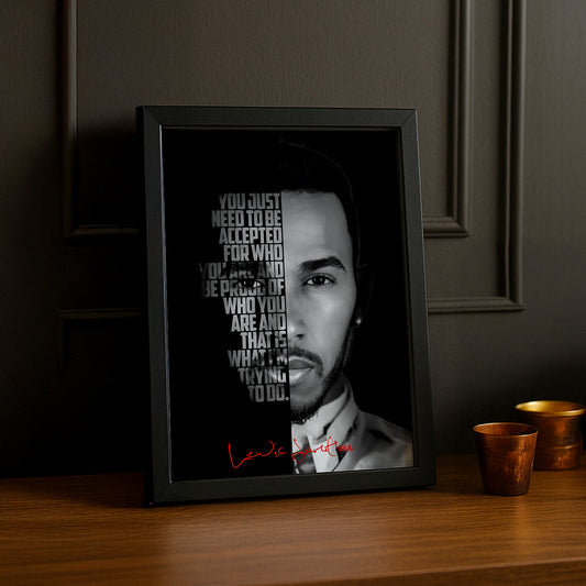 Cadre photo Lewis Hamilton Formula 1