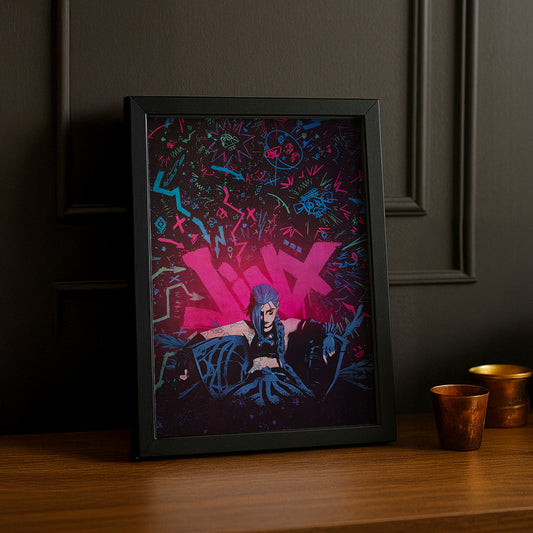 Cadre photo Jinx Arcane