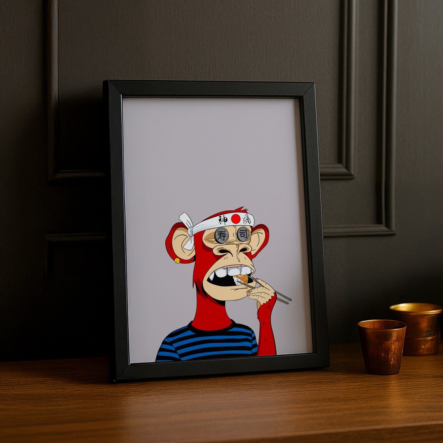 Cadre photo Bayc Ape Sushi