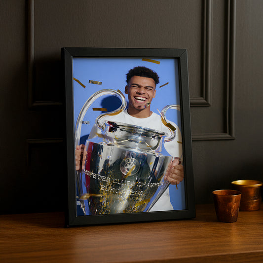 Cadre photo Désiré Doué PSG Ligue des champions