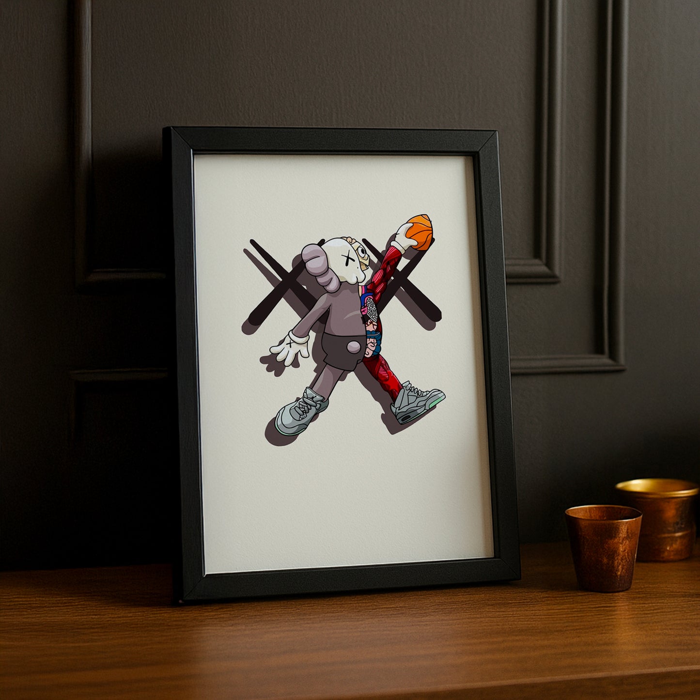 Poster Kaws football américain