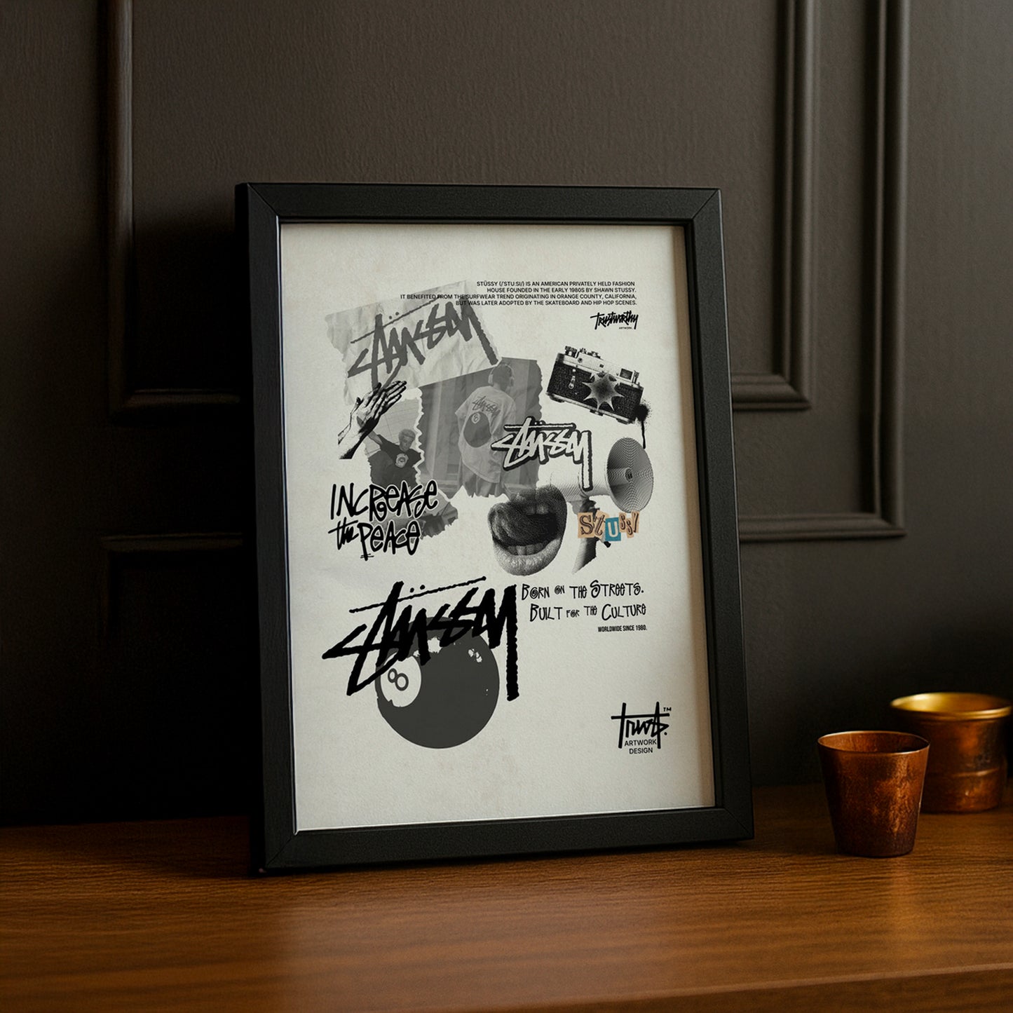 Cadre photo Stüssy poster