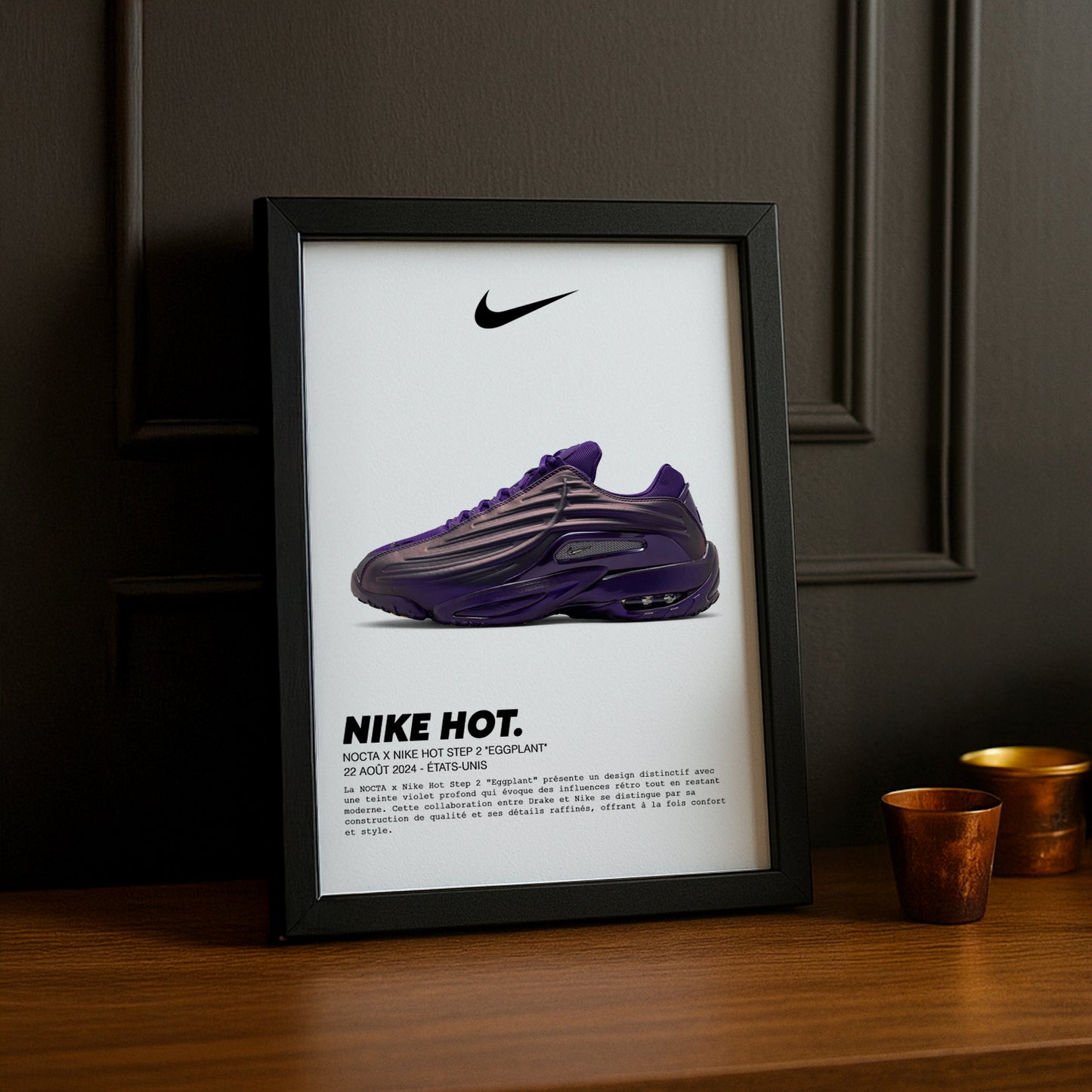 Cadre photo Nocta x Nike Hot Step 2 Eggplant