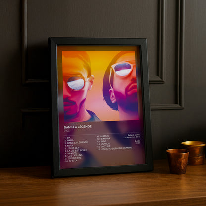 Cadre photo Album Dans la légende PNL