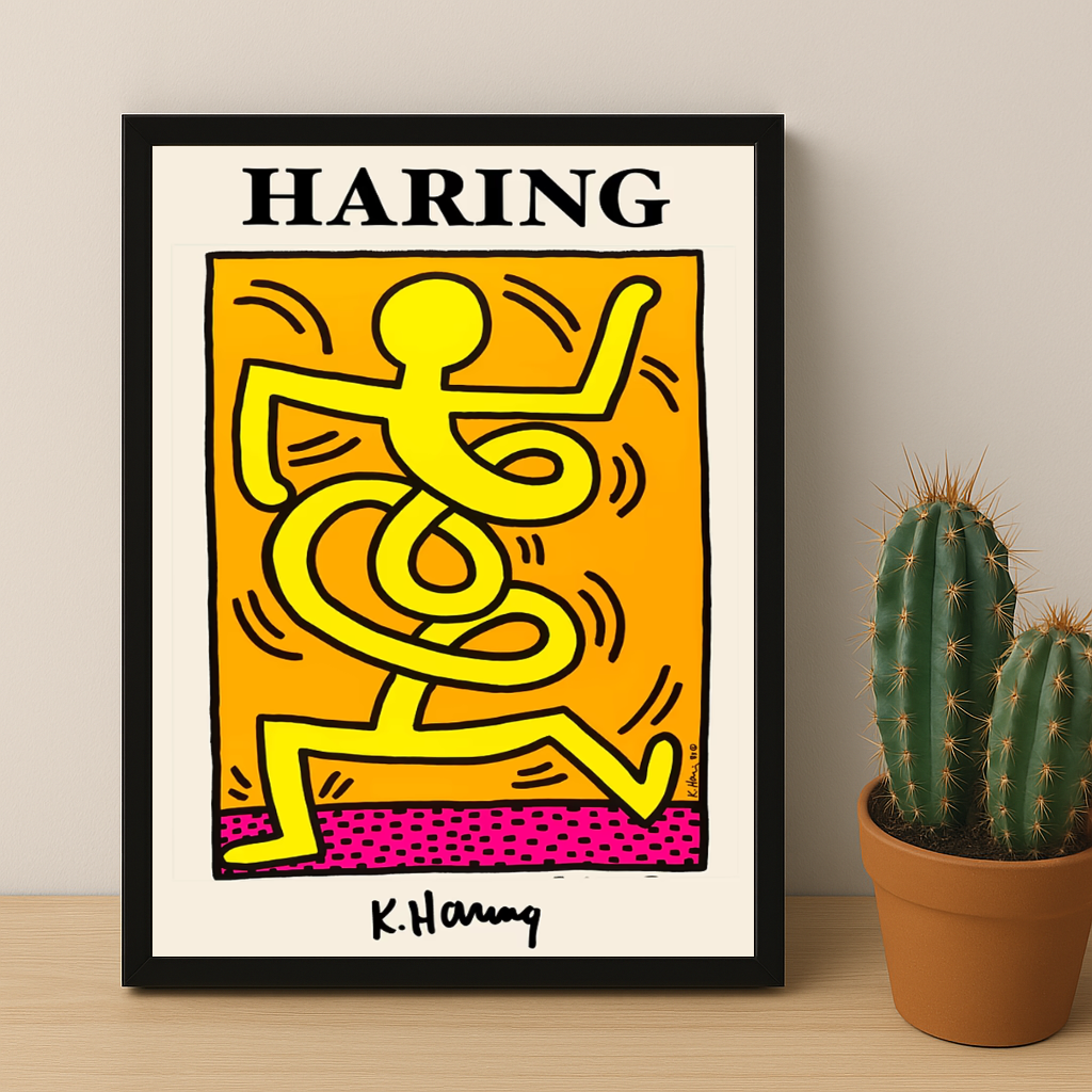 Cadre photo Keith Haring Poster
