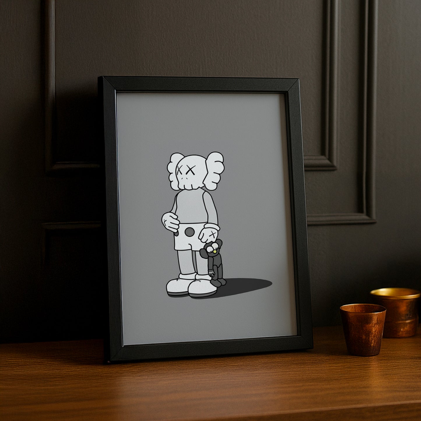 Cadre photo Kaws Pyjama