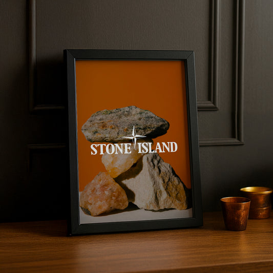Poster Stone Island - Orange Stone