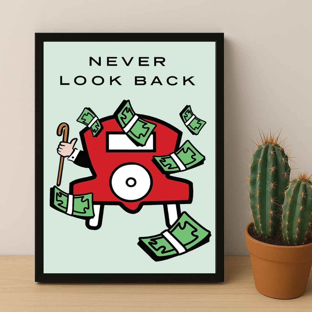 Monopoly Never look back - Cadre photo