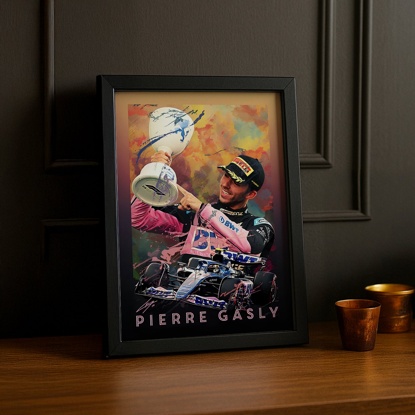 Cadre photo Pierre Gasly Formule 1