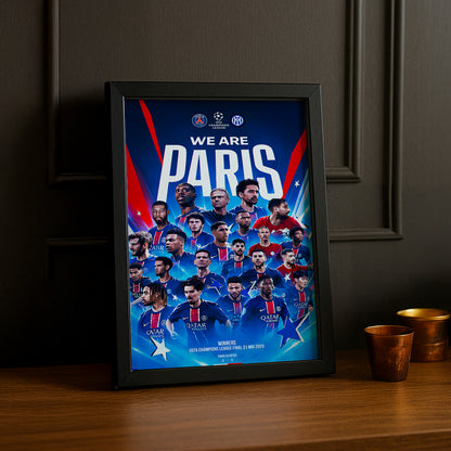 Cadre photo Paris Saint-Germain Champion LDC