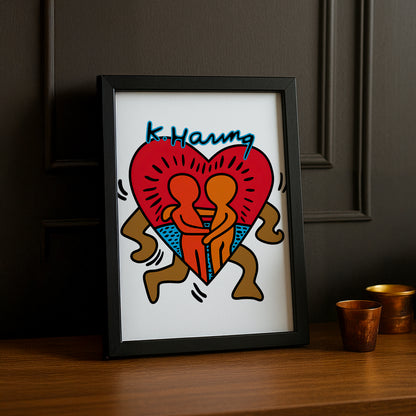 Cadre photo Keith Haring