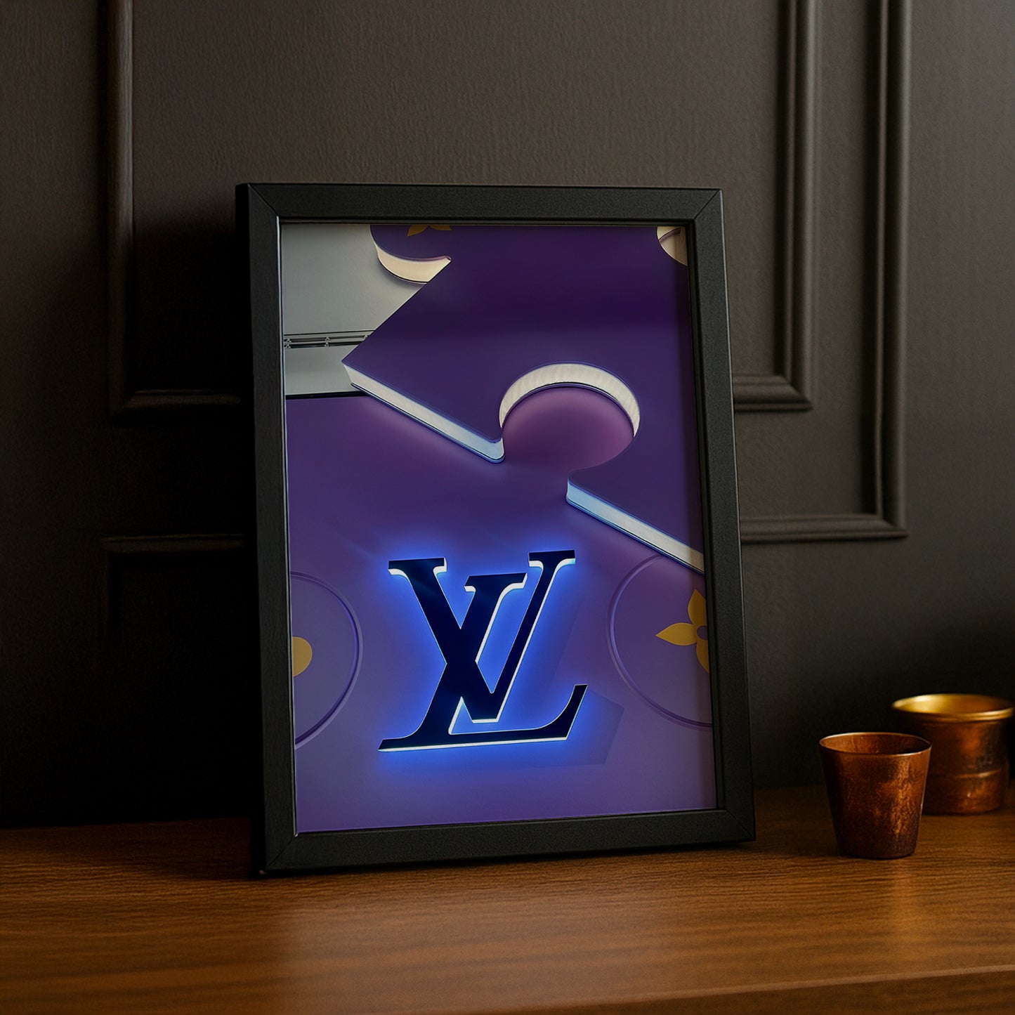Cadre photo Louis Vuitton Puzzle