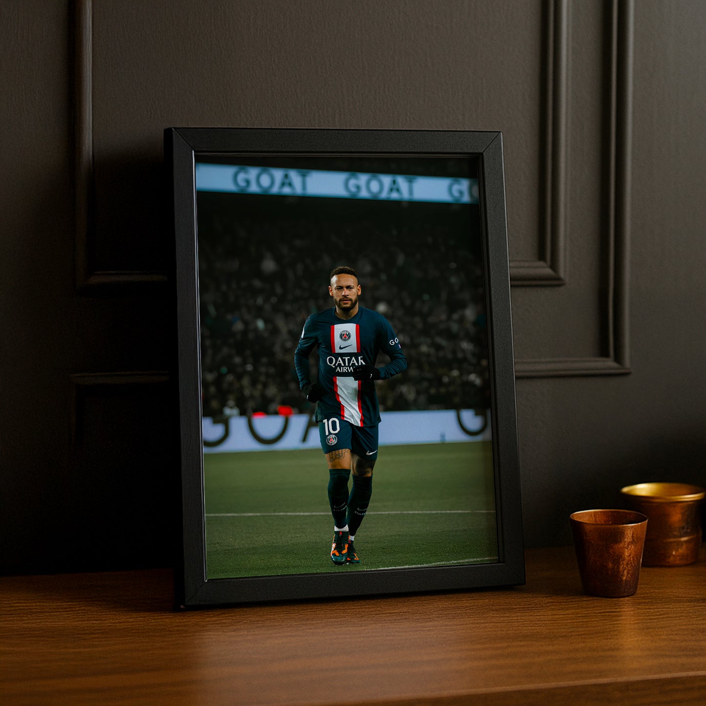 Poster encadrée Paris Saint-Germain - Neymar Junior