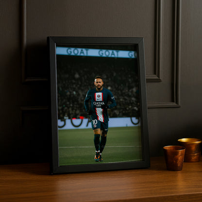 Poster encadrée Paris Saint-Germain - Neymar Junior