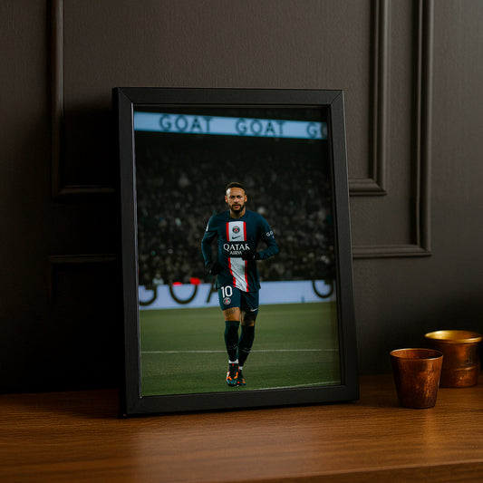 Poster encadrée Paris Saint-Germain - Neymar Junior