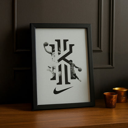 Cadre photo NBA - Kyrie Irving Logo