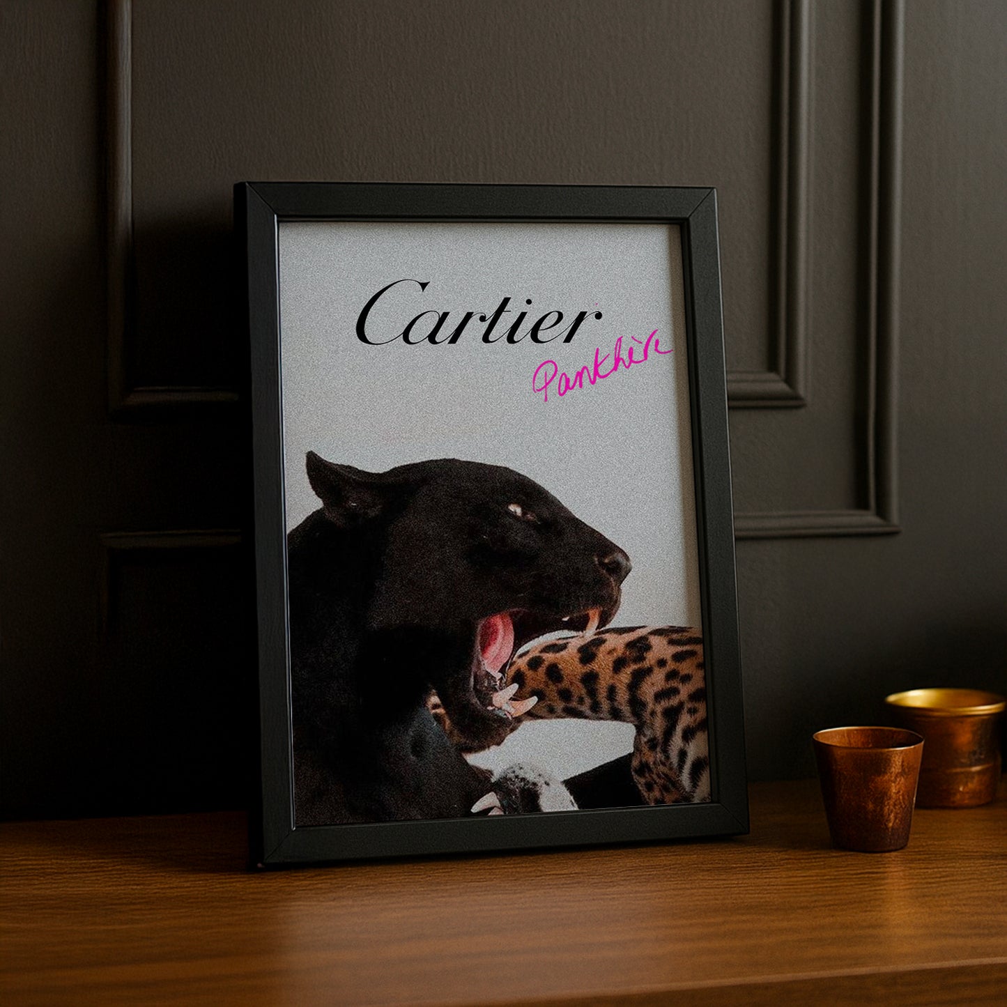 Cadre photo Cartier - Panthère Rose