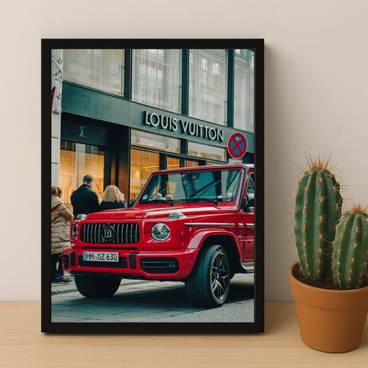 Cadre photo Louis Vuitton x Mercedes Classe G