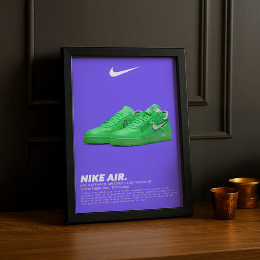 Cadre photo Nike Air Force 1 Low x Off-White Brooklyn