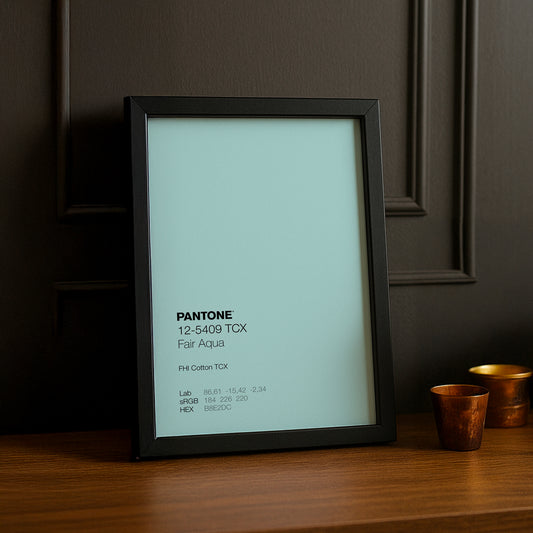Cadre Photo Pantone - Fair Aqua