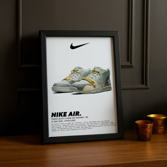 Cadre photo Travis Scott x Nike Air Trainer 1 SP