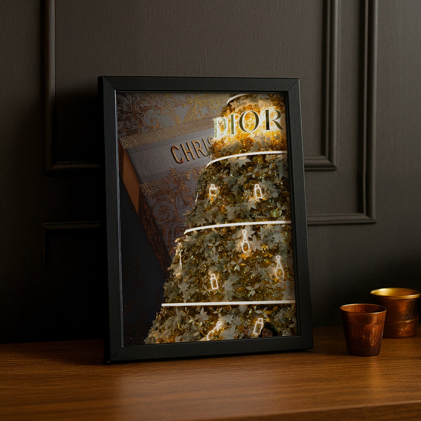 Cadre photo Dior Sapin