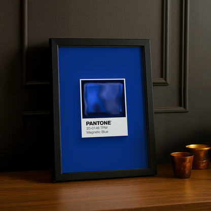 Cadre Photo Pantone Étiquette - Magnetic Blue