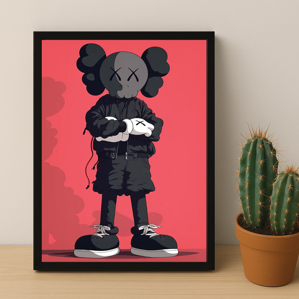Cadre photo Kaws - Chill Attitude