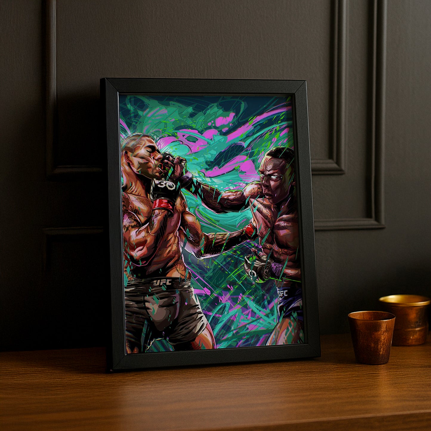 Cadre photo UFC - Perreira vs Adesanya