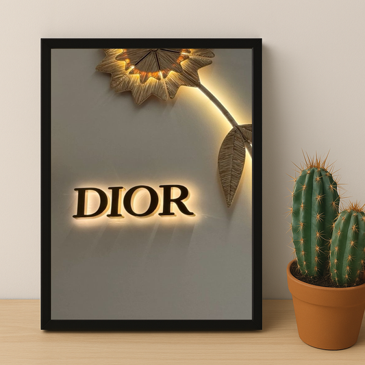 Cadre photo Dior Gold