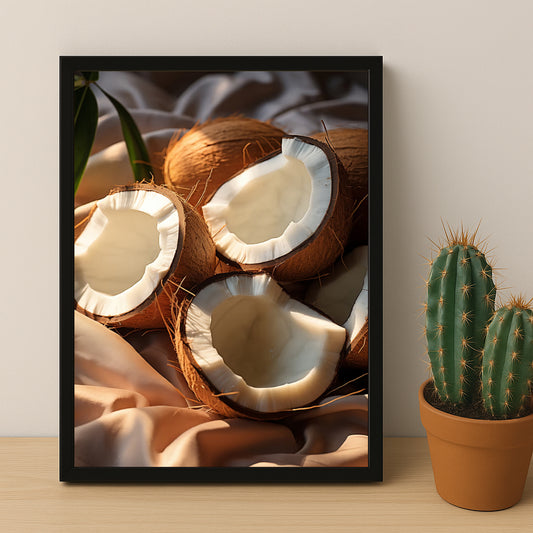 Poster Naturel - Noix de coco