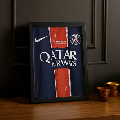 Cadre photo Paris Saint-Germain Maillot Étoilée