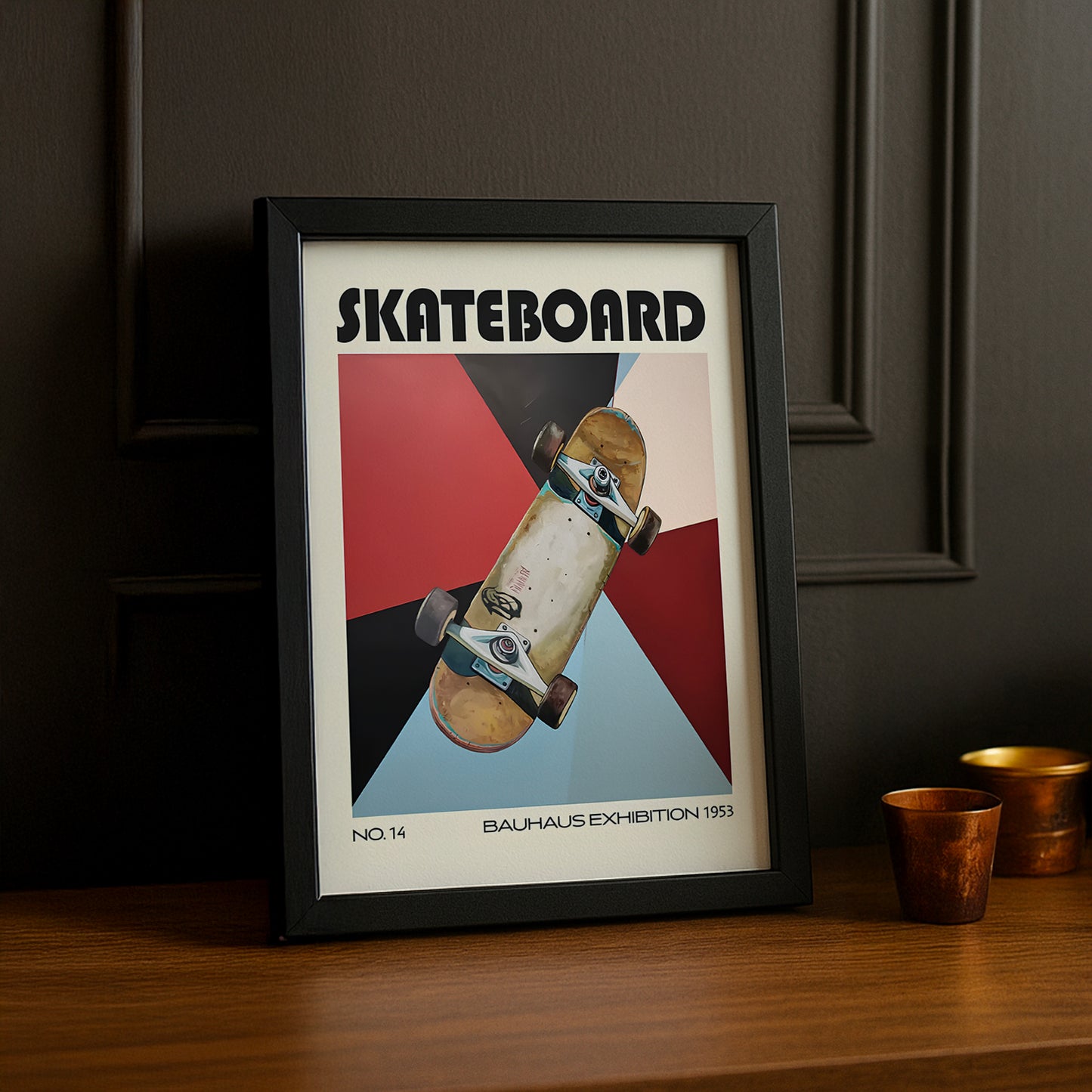 Cadre photo Bauhaus Skateboard